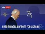 NATO leaders pledge support for Ukraine as Biden's health overshadows meeting