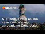 Anistia no Congresso a 8/1 e Bolsonaro deve chegar ao STF; tendência é de veto, diz jornal