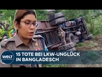 LKW-UNGLÜCK BANGLADESCH: 15 Tote bei Fahrt zu Familien vor dem Fest Eid-al-Adha in Tangail