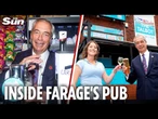 We visit Reform UK's first PUB - and ask Farage tough questions on immigration
