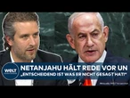 KRIEG IN GAZA: Netanjahu hält Rede vor UN! Klare Ansage an Iran, Hamas und Trump!