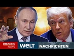 PUTINS KRIEG: Donnerschlag! Trump tobt! USA drohen Russland nach Angriffen auf Ukraine I WELT LIVE