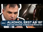 DEUTSCHLAND: „Hochproblematisch!“ Bier und Wein erst ab 18! Jetzt radikaler Kurswechsel bei Alkohol?