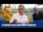 Starmer holds Q&A during visit to Suffolk