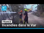 Incendies dans le Var : les pompiers espèrent fixer le feu d'ici à la fin de matinée