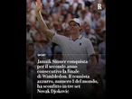 Jannik Sinner conquista per il secondo anno consecutivo la finale di Wimbledon