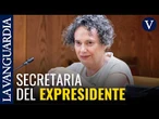 Gertrudis Alcázar guarda silencio ante la afirmación de Zapatero de que lo “hacía todo”