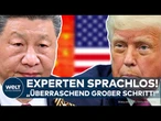 USA - TRUMP VERDUTZT EXPERTEN: "Im gemeinsamen Interesse der Welt!" Handelskrieg mit China abgewehrt