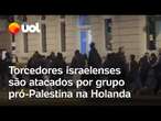 Torcedores israelenses são agredidos por torcedores pró-Palestina após jogo em Amsterdã; vídeo