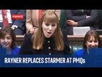 PMQs | Angela Rayner steps in to face questions, with Starmer travelling back from G7 summit