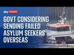 Govt considering sending failed asylum seekers to overseas 'migrant hubs'