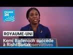 Royaume-Uni : Kemi Badenoch succède à Rishi Sunak à la tête du Parti conservateur • FRANCE 24