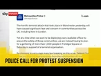 Defend Our Juries defy police call to suspend London protest