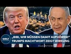 IRAN-KRIEG: "Bibi wir müssen damit aufhören!" Trump verrät – So lief die Konfrontation mit Netanjahu