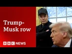 Donald Trump has no plans to talk to Elon Musk, White House says | BBC News