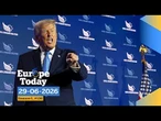 Europe Today : menaces de tarifs de Trump, discussions avec l’Iran et canicule en Europe