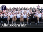 Fans feiern „Ruderparty“ für Norwegens WM-Team bei Rückkehr