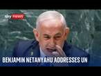 Netanyahu takes aim at Hamas, Hezbollah and Iran at United Nations