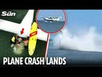 Pilot CRASHES into North Carolina sea and SURVIVES by holding onto cabin air pocket