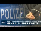 GRUPPENVERGEWALTIGUNGEN IN DEUTSCHLAND: 53% der Tatverdächtigen sind keine deutschen Staatsbürger