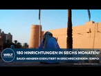 SAUDI-ARABIEN: Hinrichtungen steigen dramatisch auf 30-Jahres-Hoch! Amnesty schlägt Alarm!