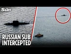 Sweden SCRAMBLES warships and fighter jets to track Russian submarine floating in Baltic Sea