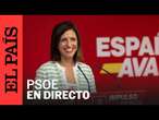 DIRECTO | Rueda de prensa de Esther Peña en la sede del PSOE | EL PAÍS