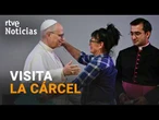 LEÓN XIV VISITA la CÁRCEL de BRIANS en BARCELONA | RTVE Noticias