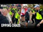 Migrant protesters chant 'send them back' as tensions rise ahead of Epping hotel ruling