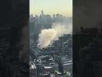 Massive fire rips through expensive NYC building