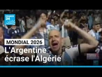 Mondial 2026 : L'Argentine écrase l'Algérie, Messi entre un peu plus dans l'histoire • FRANCE 24