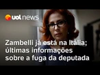Carla Zambelli chega à Itália e Bolsonaro nega pix para deputada: confira as últimas notícias