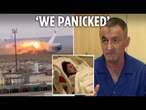 Plane crash survivors relive moment jet exploded into fireball with loud bangs as they said goodbyes