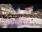 TORINO, in migliaia al corteo per la PALESTINA tra slogan e bandiere