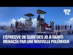 JO 2024: l'épreuve de surf à Tahiti menacée par une barge qui a provoqué l'arrêt des travaux