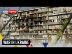 Aftermath of Russian strikes on Kyiv overnight | Ukraine war latest