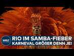 BRASILIEN: Sambodrom! Karneval von Rio de Janeiro startet! Mega-Party begeistert die Menschen!