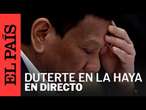 DIRECTO | Rodrigo Duterte comparece en el Tribubal Penal Internacional por crimen de lesa humanidad