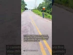 Acidente com caminhão-cegonha bloqueia trânsito entre Manaus e Boa Vista na BR-174