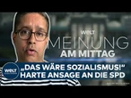 DEUTSCHLAND: "Das wäre Sozialismus!" "Bullshit"-Streit um Sozialstaat! Harte Ansage an die SPD