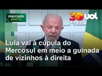 Lula vai à cúpula do Mercosul em momento de guinada de vizinhos à direita