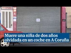 Muere una niña de dos años en A Coruña al quedarse durante horas olvidada en el interior de un coche