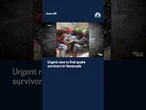 Urgent race to find quake survivors in Venezuela