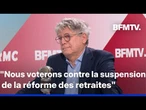 Réforme des retraites, budget, prime de Noël... L'interview en intégralité d'Éric Coquerel (LFI)
