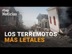 TERREMOTO en VENEZUELA | RETROSPECTIVA de los SEÍSMOS MÁS LETALES del SIGLO XXI | RTVE Noticias