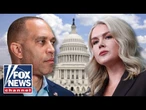 ‘STOP CALLING ME NAMES’: Leavitt fires back at Jeffries