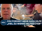 GAZA-KONFLIKT: CDU-Außenpolitiker Jürgen Hardt fordert mehr humanitäre Hilfe