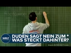 DEUTSCHLAND: Genderverbot an Schulen? Duden sagt klar: Kein Sternchen im Klassenzimmer!