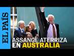 JULIAN ASSANGE | Así ha sido su llegada a Australia tras ser puesto en libertad en Saipán | EL PAÍS