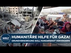 NAHOSTKONFLIKT: HILFSLIEFERUNGEN! Benjamin Netanjahu erlaubt humanitäre Hilfe für Gazastreifen